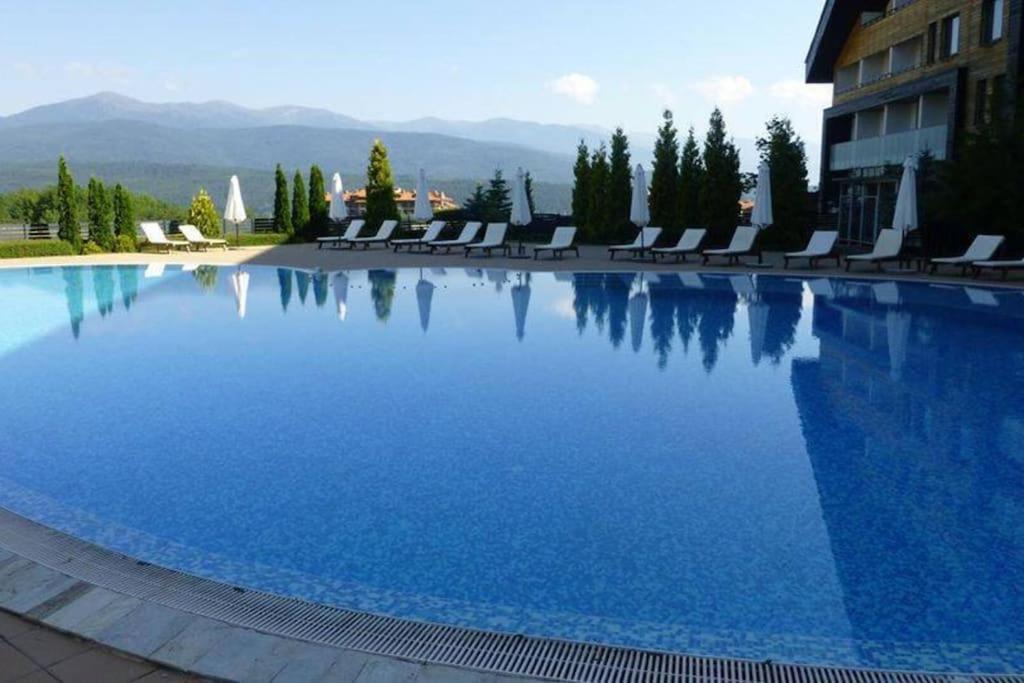 Aspen Heights 4 Bed Studio Bansko Bagian luar foto